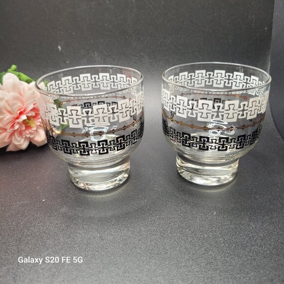 Vintage Libbey Condiment Set in Caddy With Lids Mid Century Design - Picture 6 of 16